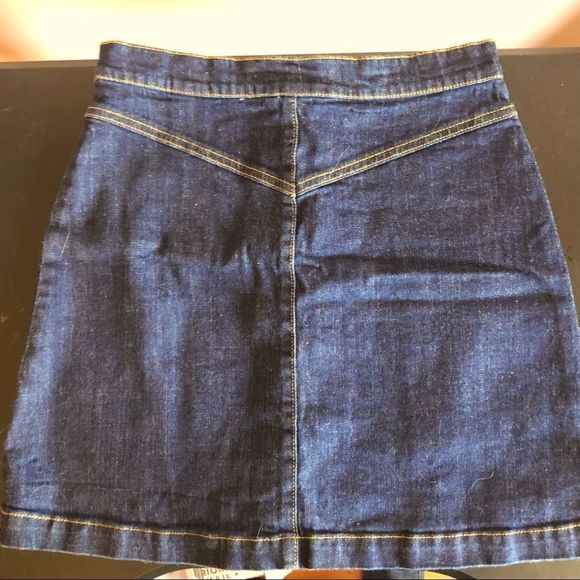 h&m•denim mini skirt a-line - Picture 4 of 4